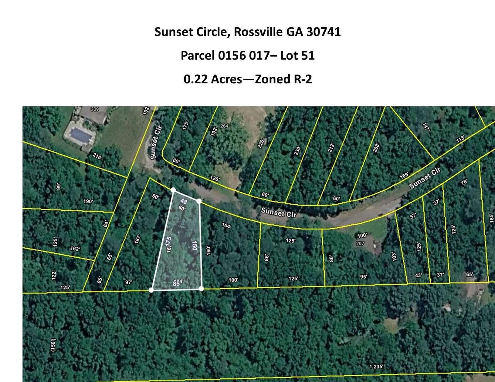 0.22 Acres of Residential Land for Sale in Rossville, Georgia