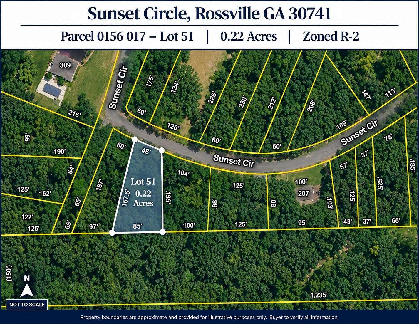 0.22 Acres of Residential Land for Sale in Rossville, Georgia