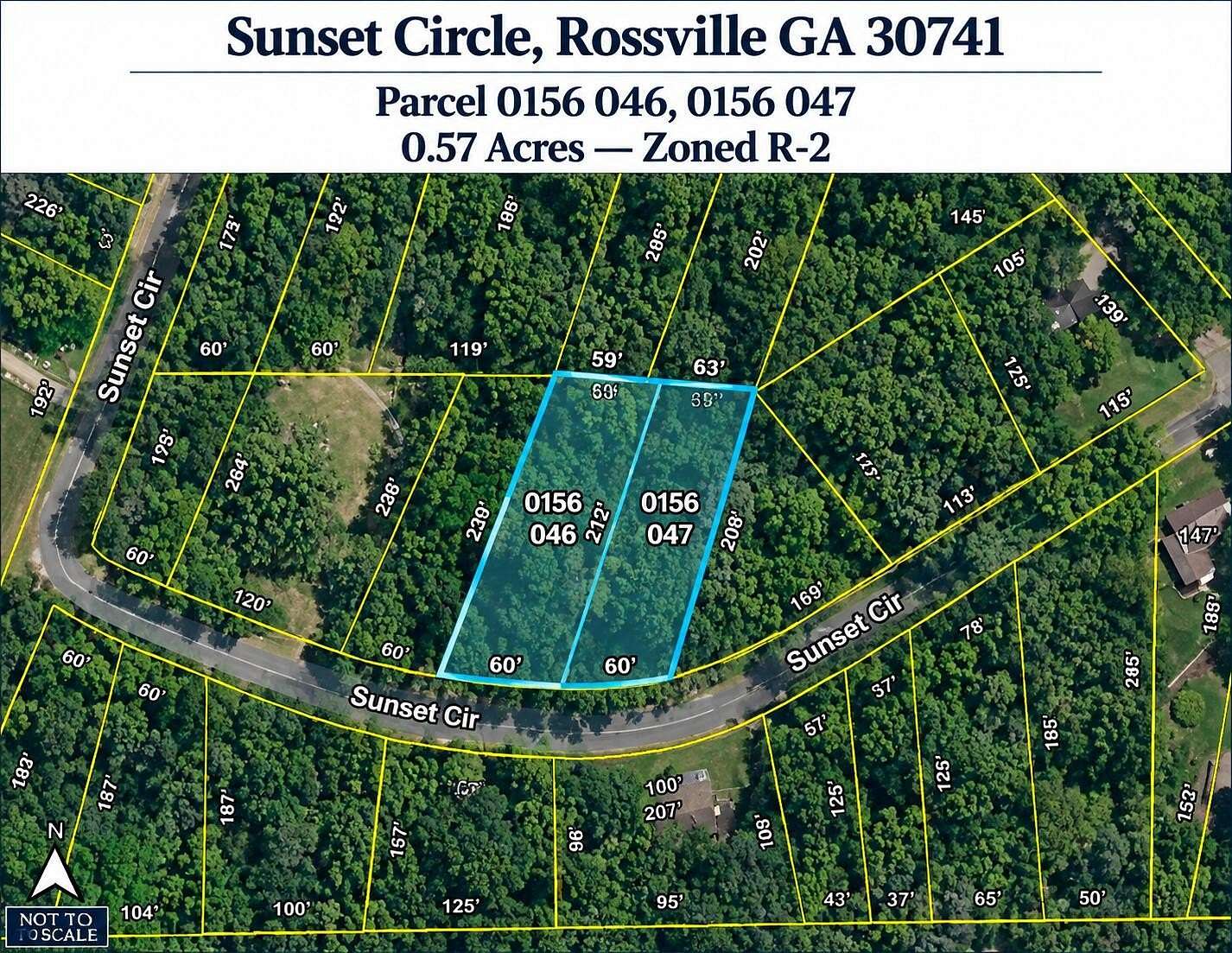 0.57 Acres of Residential Land for Sale in Rossville, Georgia