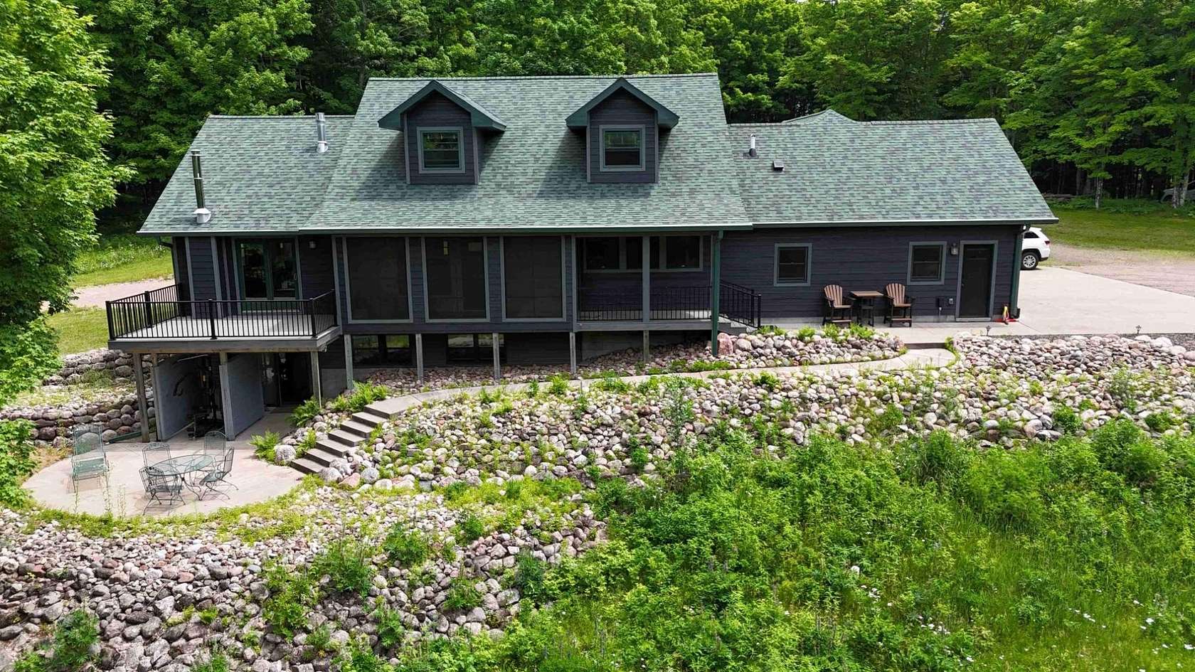 12.2 Acres of Recreational Land with Home for Sale in Phillips, Wisconsin