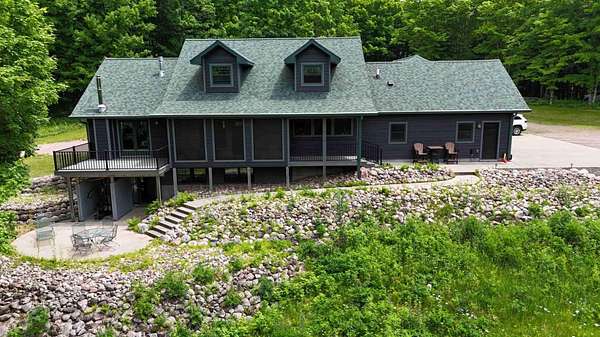 12.2 Acres of Recreational Land with Home for Sale in Phillips, Wisconsin