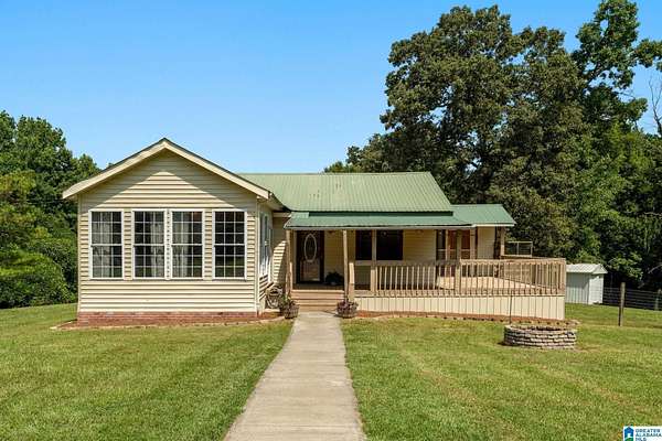 6.6 Acres of Land with Home for Sale in Empire, Alabama