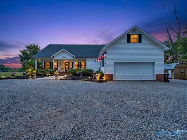 6.5 Acres of Land with Home for Sale in Scottsboro, Alabama