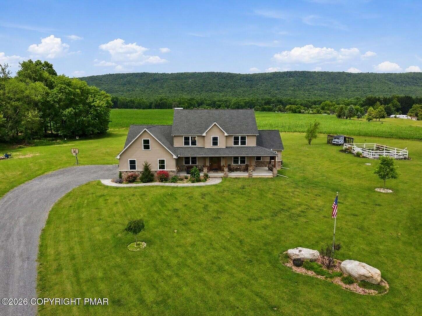 13.4 Acres of Land with Home for Sale in Danielsville, Pennsylvania