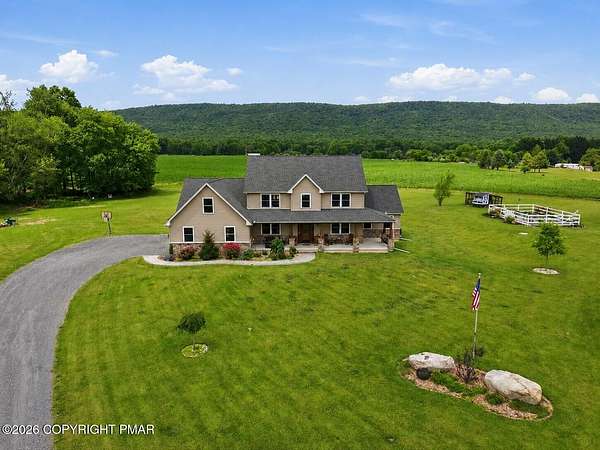 13.4 Acres of Land with Home for Sale in Danielsville, Pennsylvania