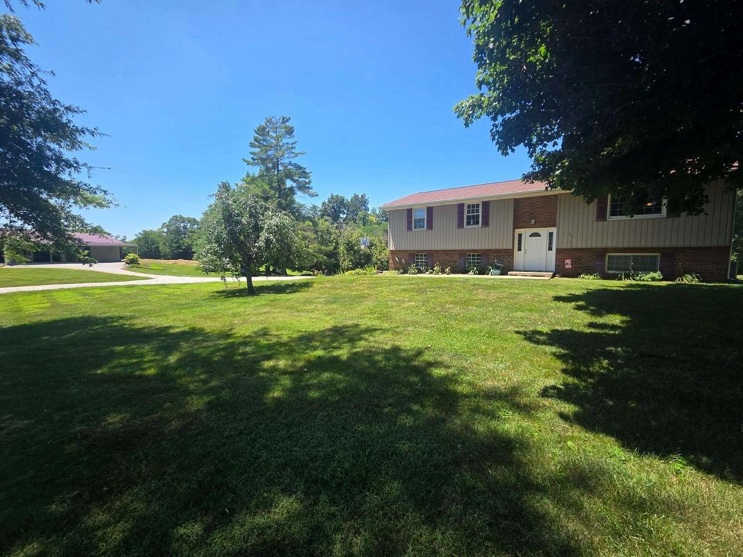 5.59 Acres of Land with Home for Sale in Aurora, Indiana