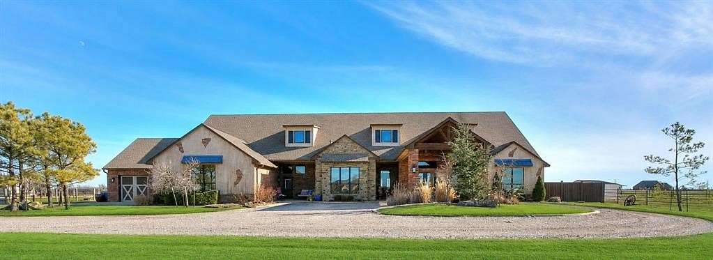 50 Acres of Agricultural Land with Home for Sale in Piedmont, Oklahoma