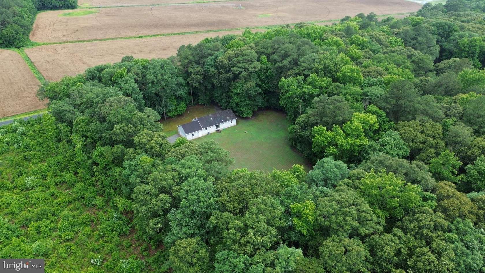 10.1 Acres of Recreational Land with Home for Sale in Frankford, Delaware