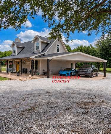 7.16 Acres of Land with Home for Sale in Waxahachie, Texas