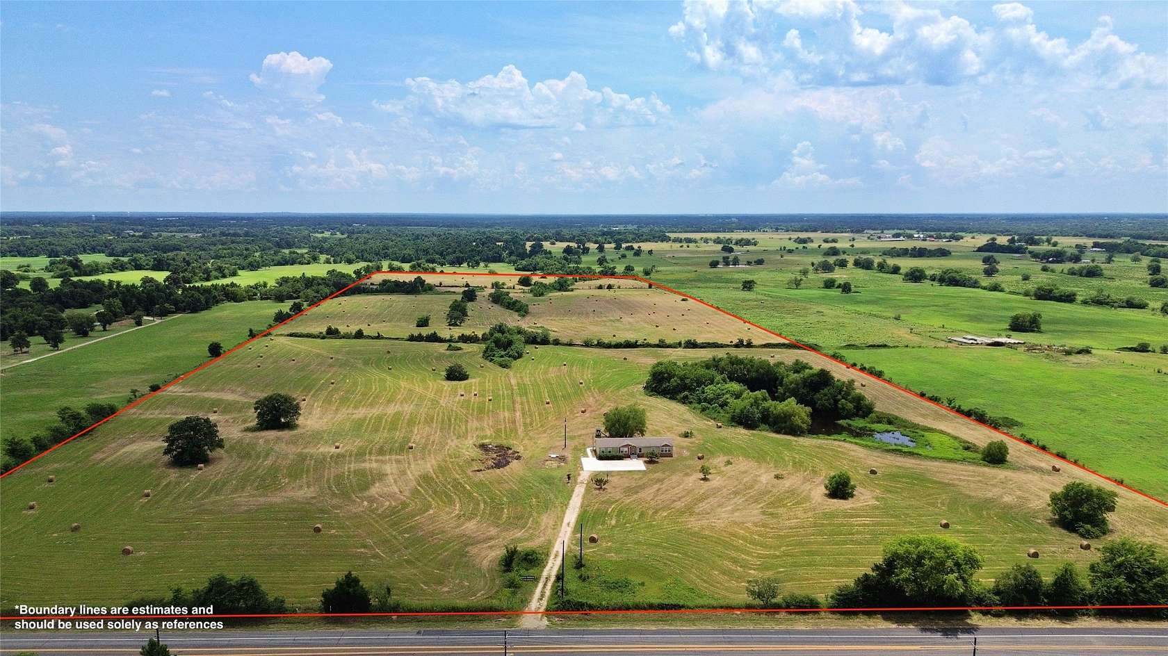 69 Acres of Land with Home for Sale in Sulphur Springs, Texas