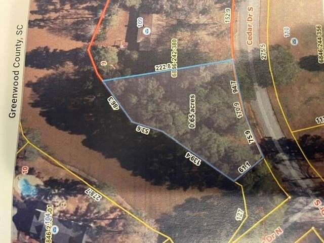 0.65 Acres of Residential Land for Sale in Greenwood Village, South Carolina