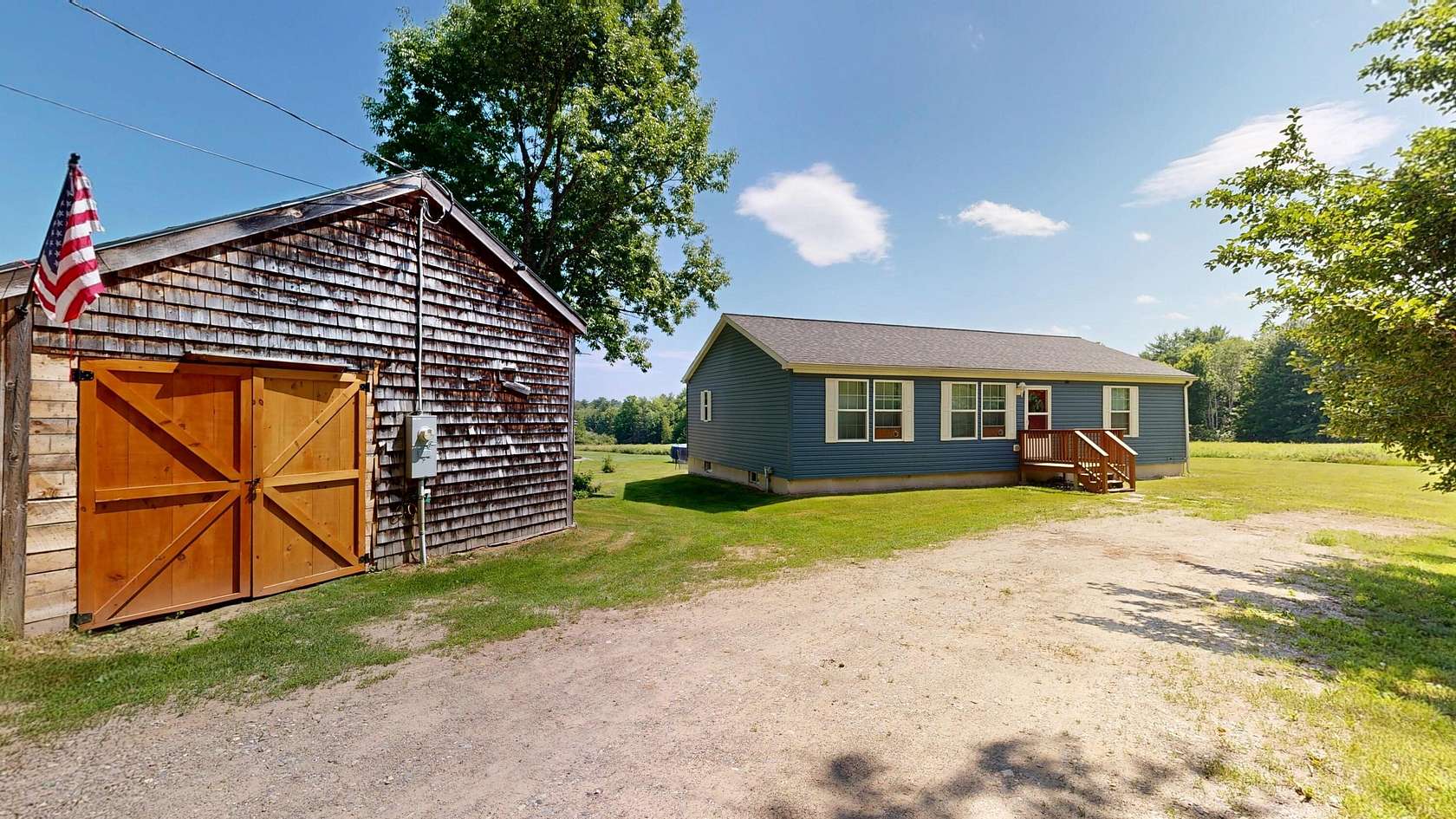 2 Acres of Land with Home for Sale in Whitefield, Maine