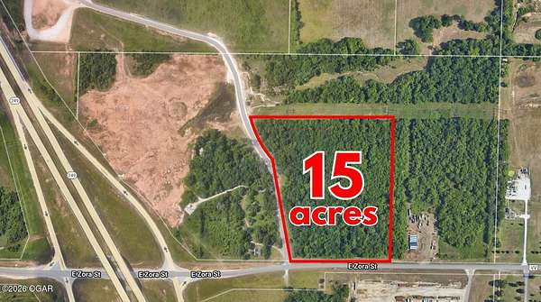 15 Acres of Mixed-Use Land for Sale in Joplin, Missouri