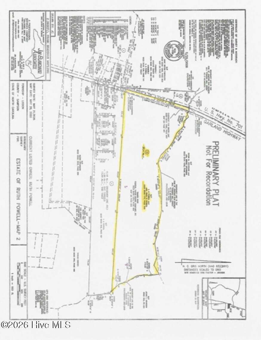 25.4 Acres of Recreational & Residential Land for Sale in Clinton, North Carolina