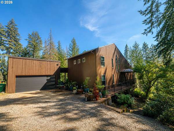 5 Acres of Land with Home for Sale in Warren, Oregon