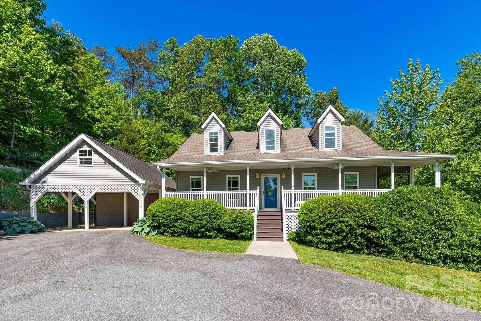 1.58 Acres of Land with Home for Sale in Leicester, North Carolina
