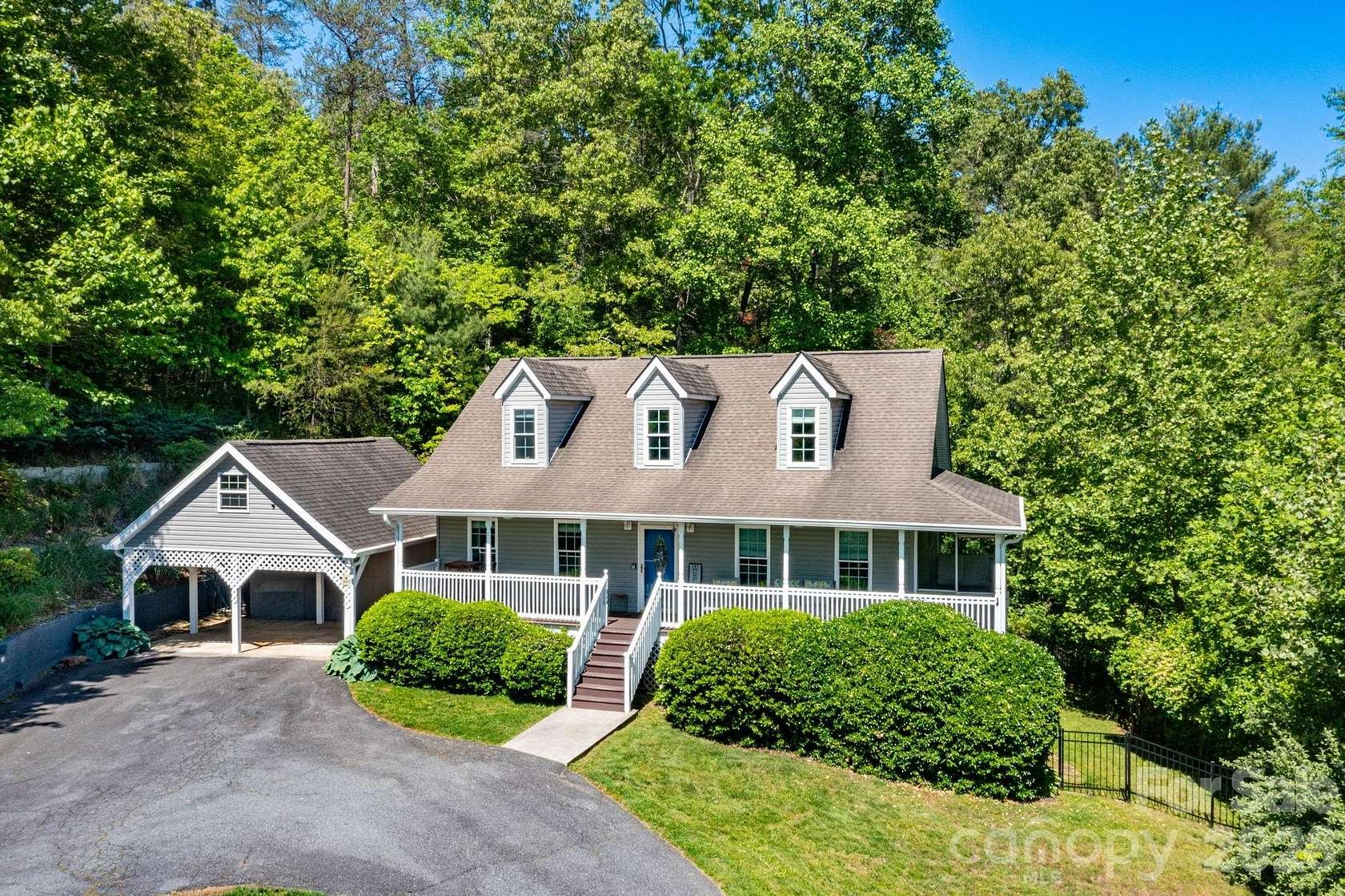 1.58 Acres of Land with Home for Sale in Leicester, North Carolina