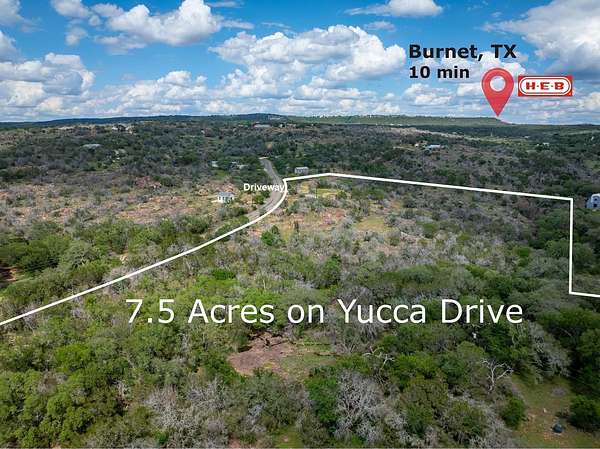 7.55 Acres of Residential Land for Sale in Burnet, Texas
