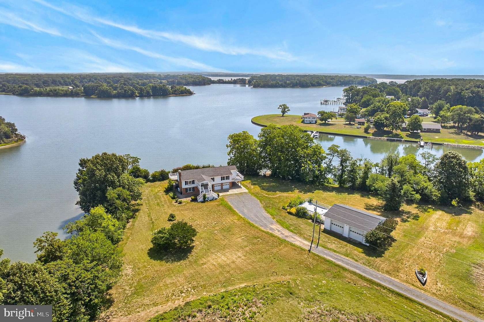 6 Acres of Land with Home for Sale in Abell, Maryland