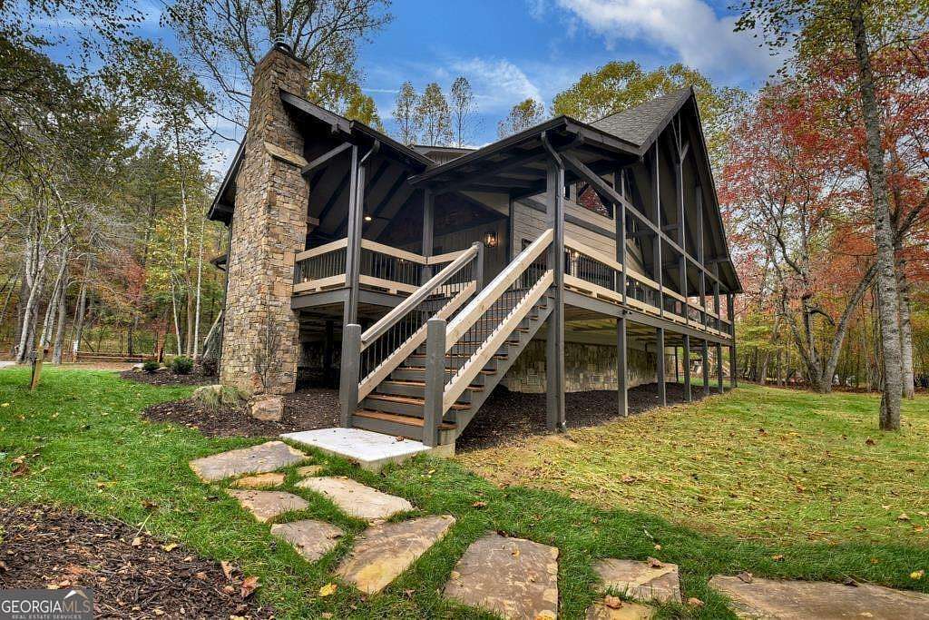 1.73 Acres of Land with Home for Sale in Mineral Bluff, Georgia