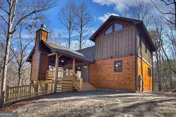 1.5 Acres of Land with Home for Sale in Blue Ridge, Georgia