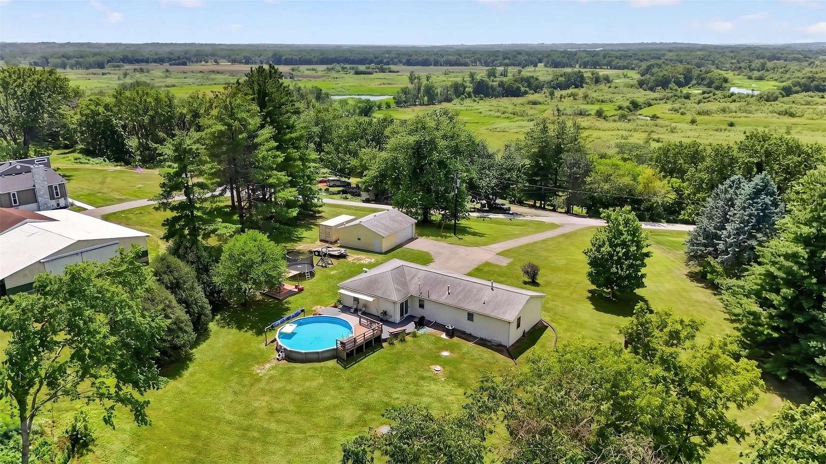 4 Acres of Land with Home for Sale in Runnells, Iowa