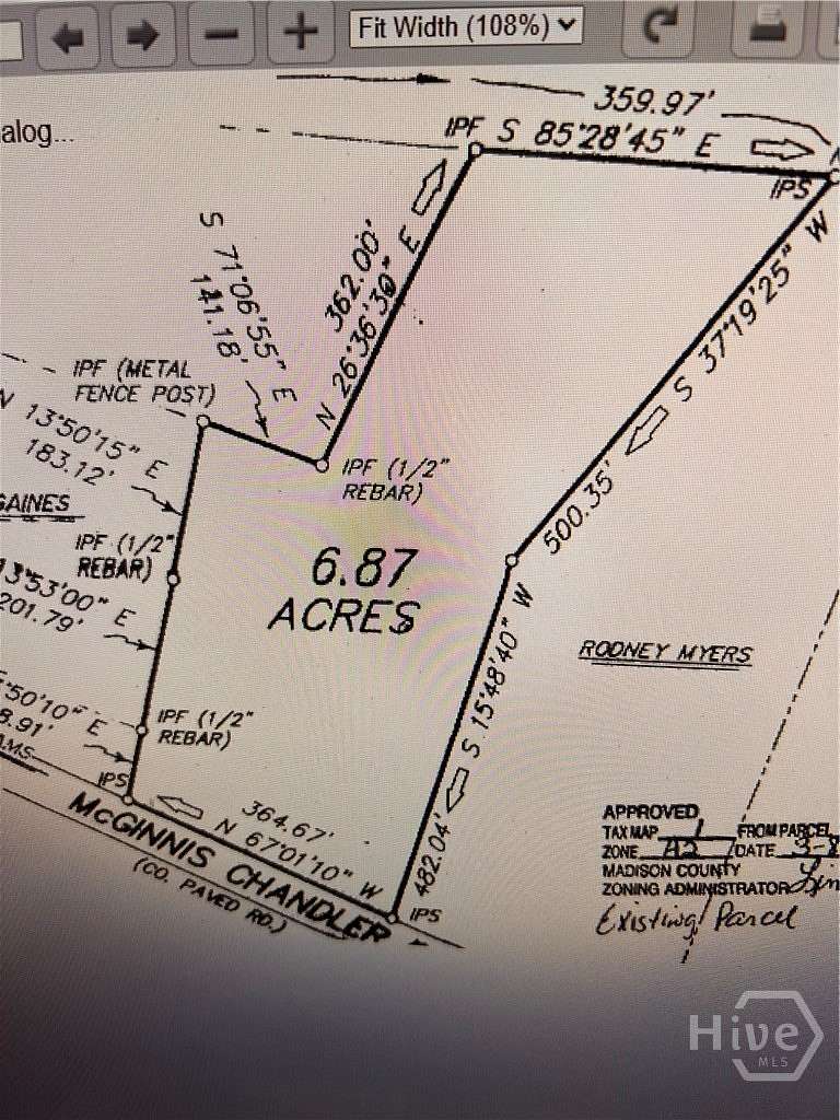 6.87 Acres of Land for Sale in Commerce, Georgia