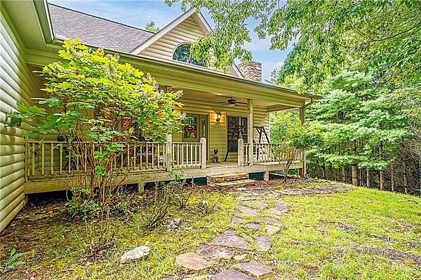 4.6 Acres of Land with Home for Sale in Hiawassee, Georgia
