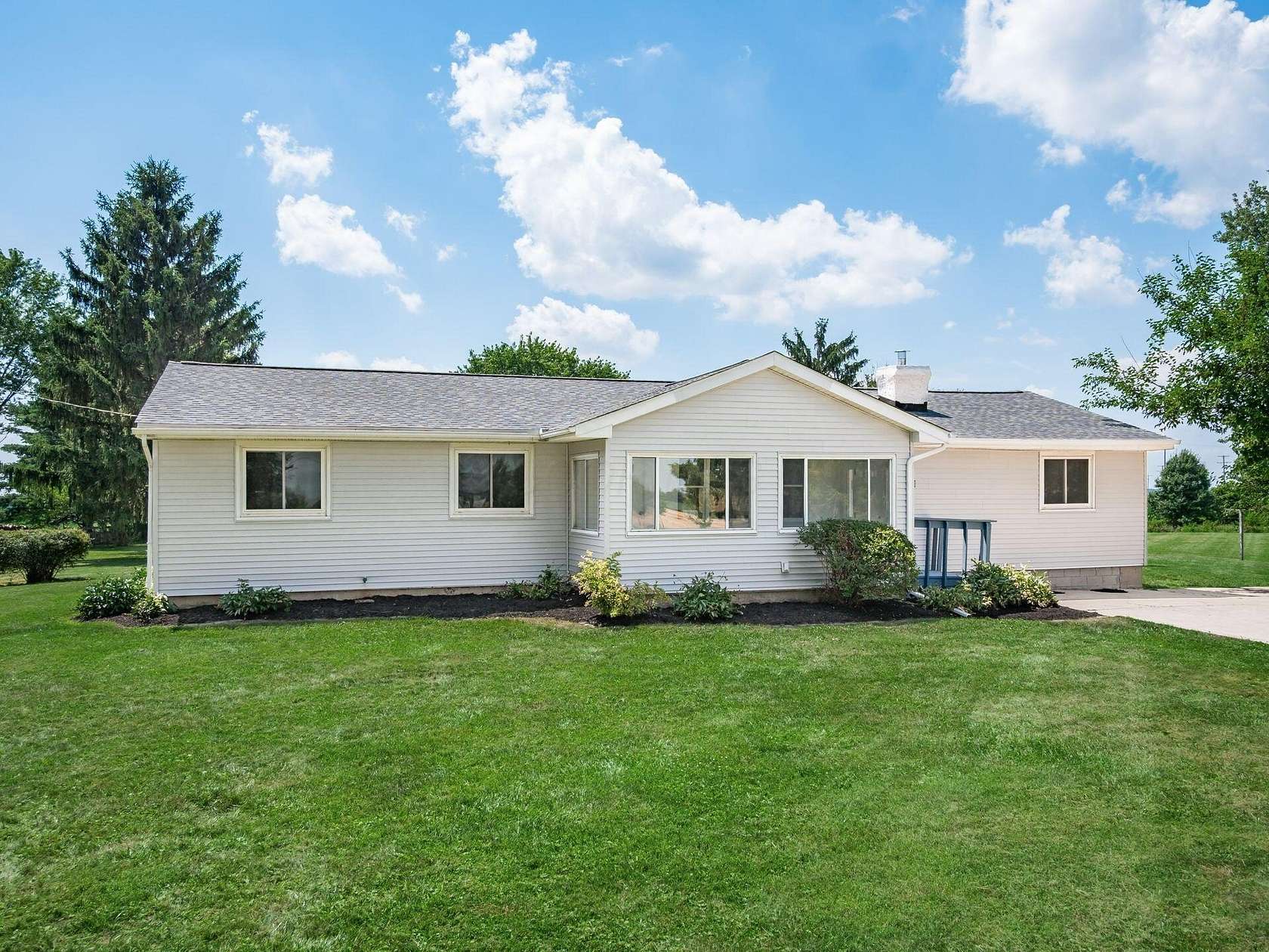 4 Acres of Land with Home for Sale in Plain City, Ohio