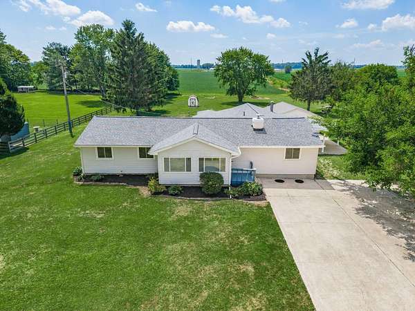 4 Acres of Land with Home for Sale in Plain City, Ohio