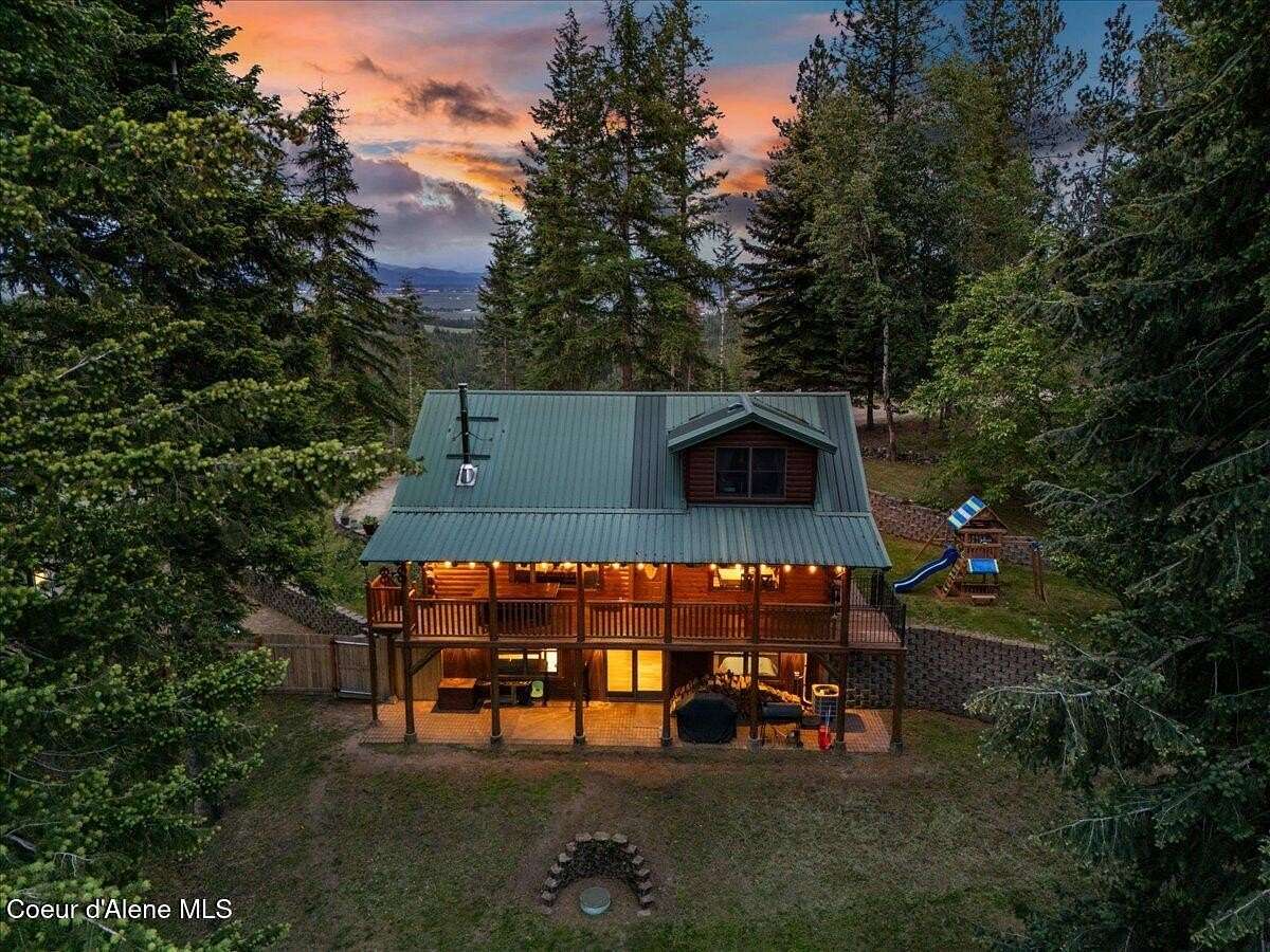10.3 Acres of Land with Home for Sale in Rathdrum, Idaho