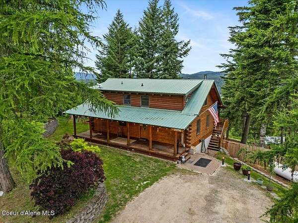 10.3 Acres of Land with Home for Sale in Rathdrum, Idaho