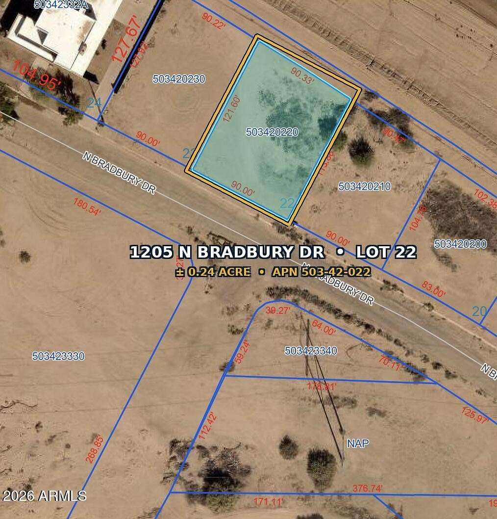 0.24 Acres of Residential Land for Sale in Casa Grande, Arizona
