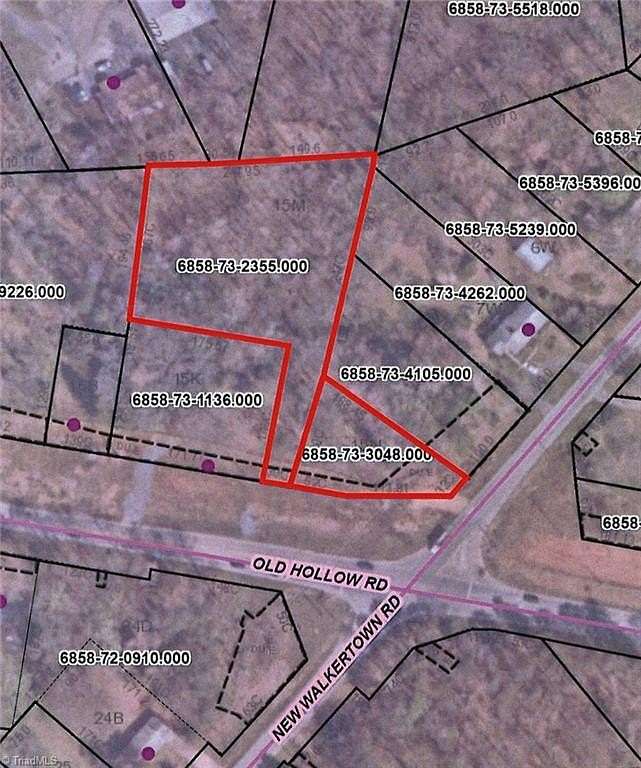 1.54 Acres of Residential Land for Sale in Walkertown, North Carolina
