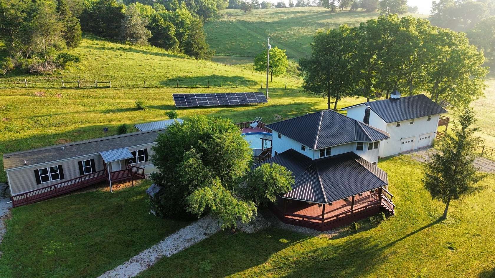 16.9 Acres of Land with Home for Sale in Owingsville, Kentucky