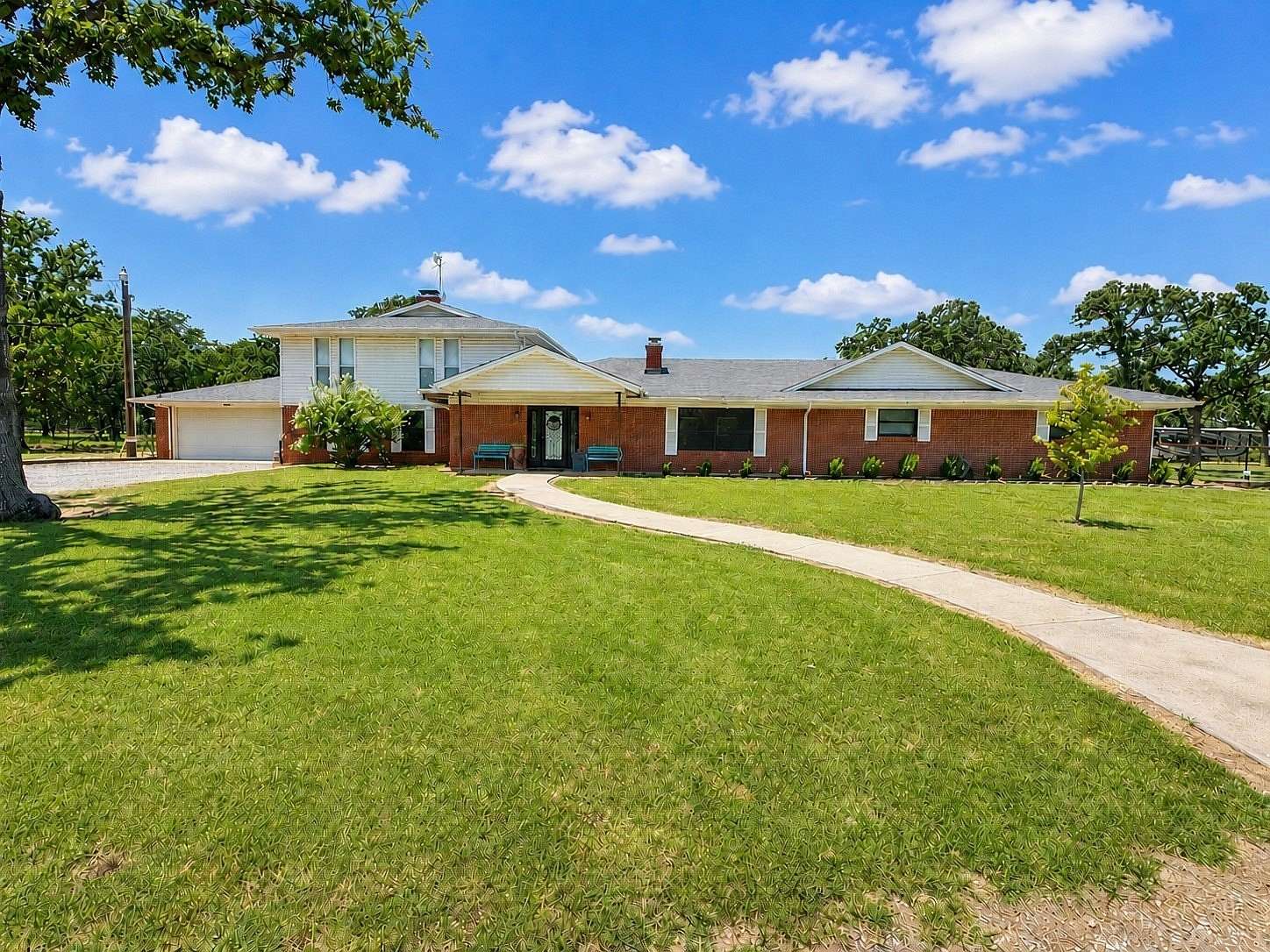 12.8 Acres of Land with Home for Sale in Bowie, Texas
