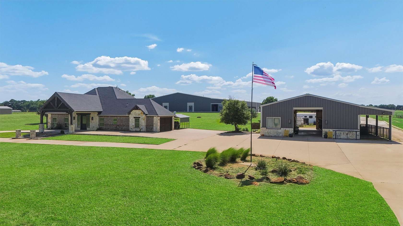 23 Acres of Agricultural Land with Home for Sale in Pilot Point, Texas