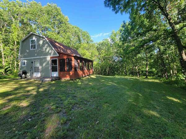 11.2 Acres of Recreational Land with Home for Sale in Potosi, Wisconsin
