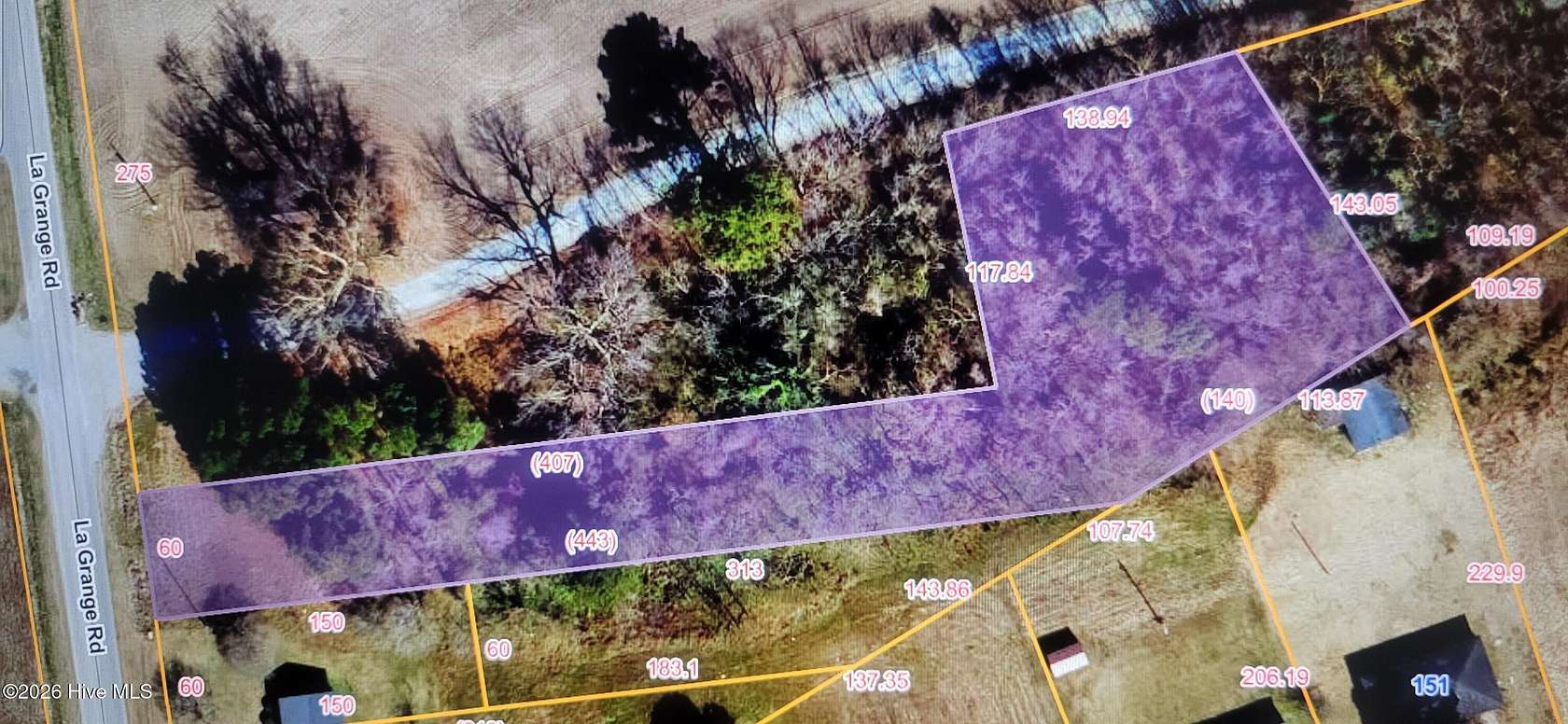 1.19 Acres of Residential Land for Sale in La Grange, North Carolina