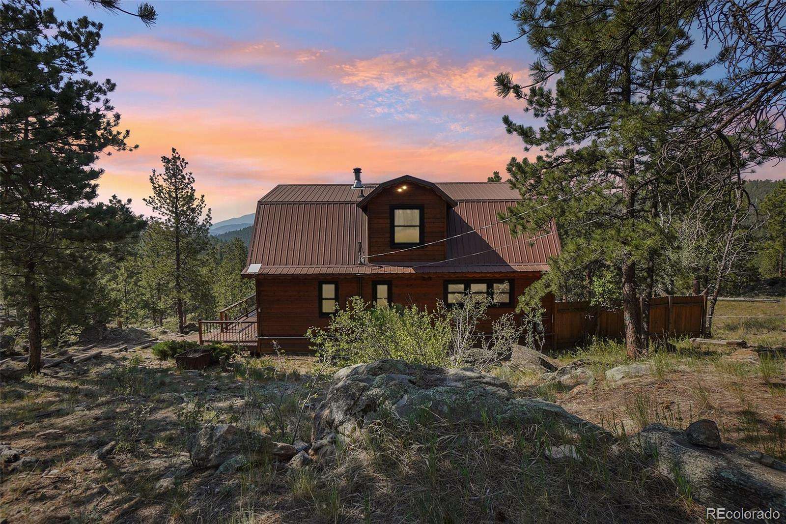 8.64 Acres of Land with Home for Sale in Bailey, Colorado