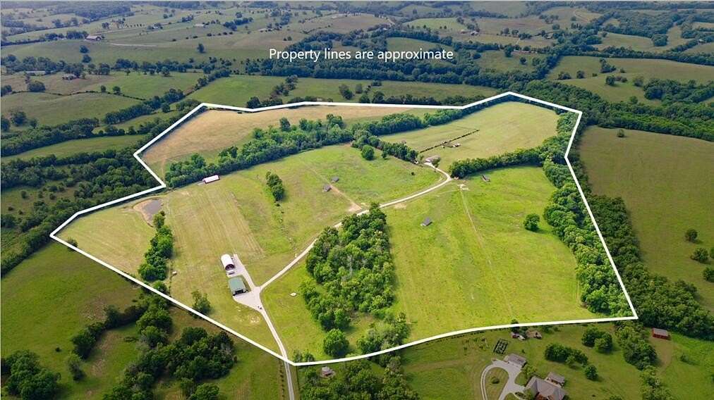 98.7 Acres of Agricultural Land with Home for Sale in Carlisle, Kentucky