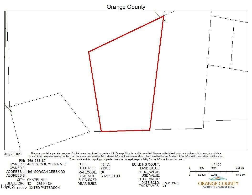 10.1 Acres of Land for Sale in Durham, North Carolina