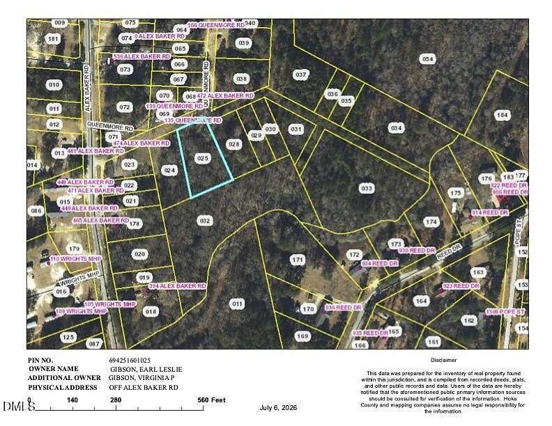 0.62 Acres of Residential Land for Sale in Raeford, North Carolina