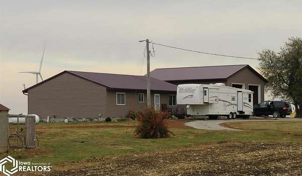 9.5 Acres of Land with Home for Sale in Deep River, Iowa