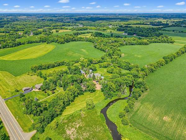 10 Acres of Land with Home for Sale in Montrose, Minnesota