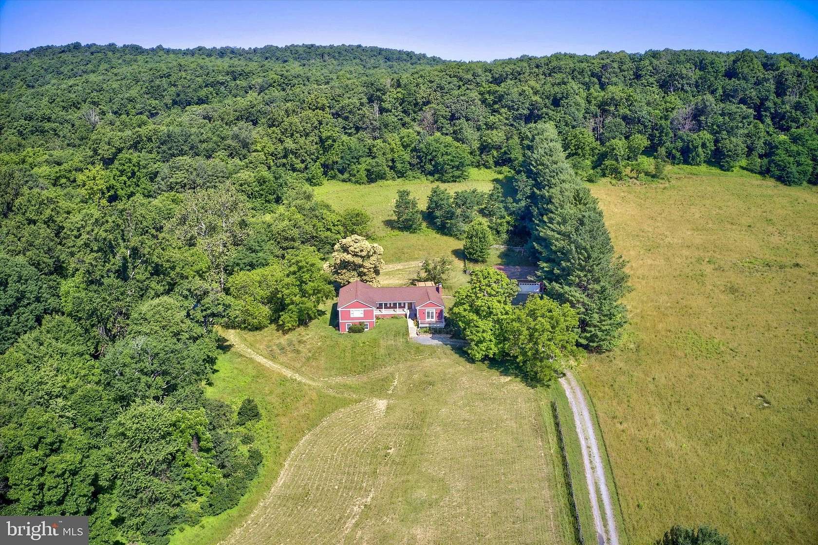10 Acres of Land with Home for Sale in Hillsboro, Virginia