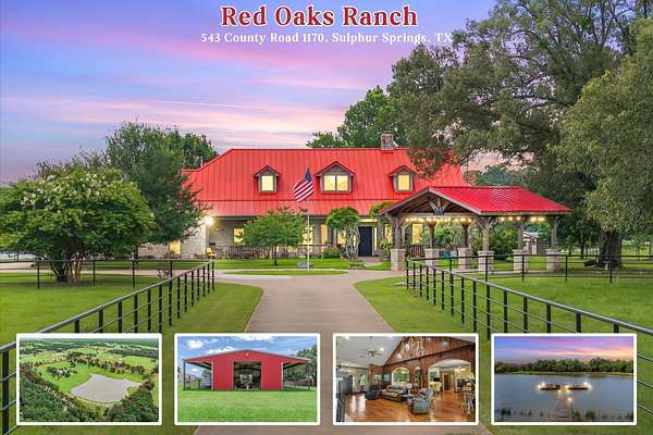 31.8 Acres of Land with Home for Sale in Sulphur Springs, Texas
