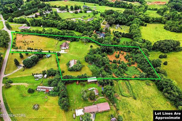 7.43 Acres of Land with Home for Sale in Maryville, Tennessee