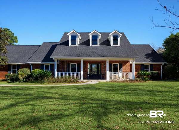 17.7 Acres of Land with Home for Sale in Loxley, Alabama