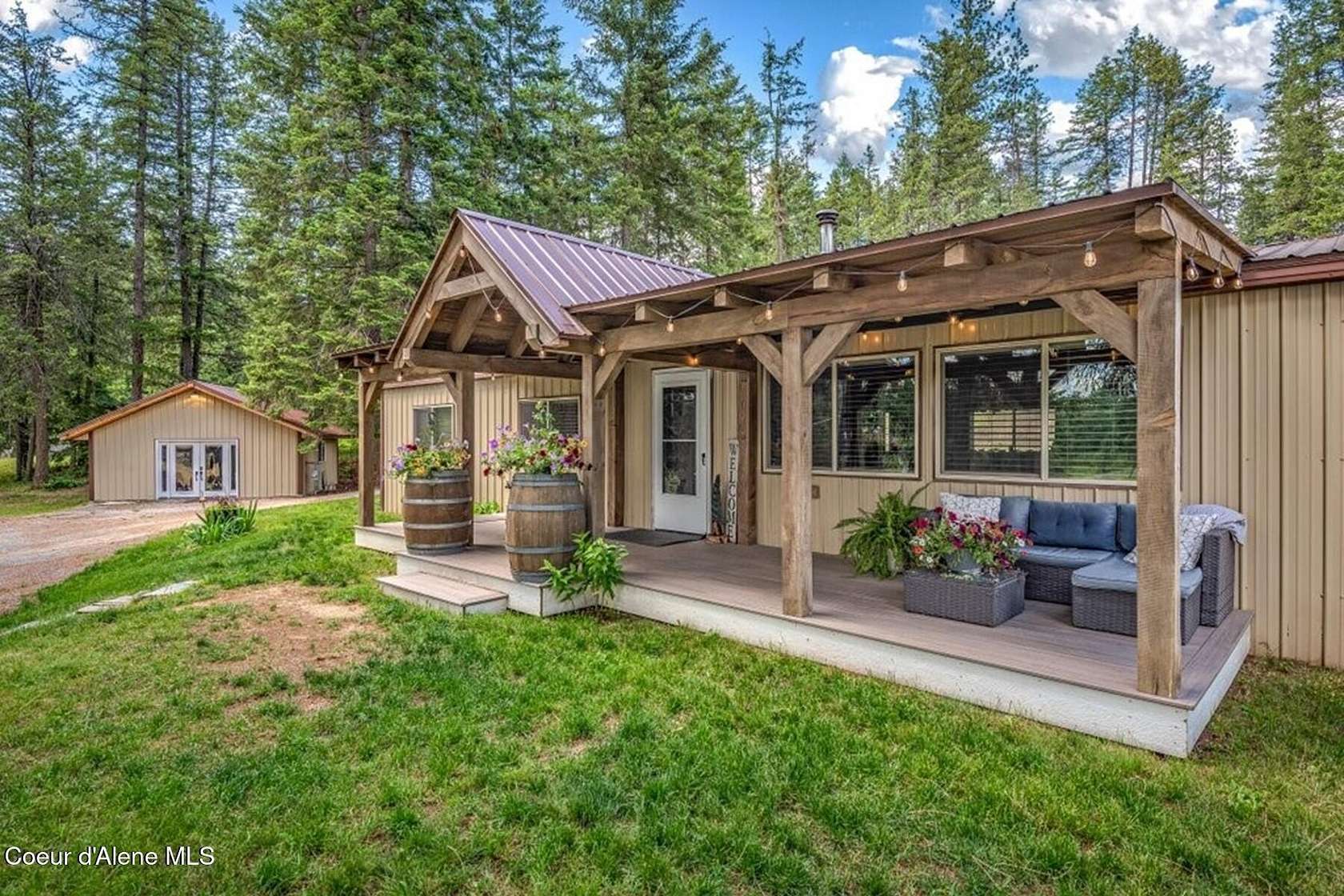 4.66 Acres of Land with Home for Sale in Priest River, Idaho